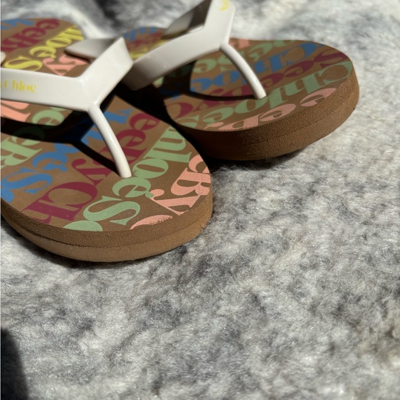 SeeByChloe flip flops size 41 made small - Picture 7 of 9